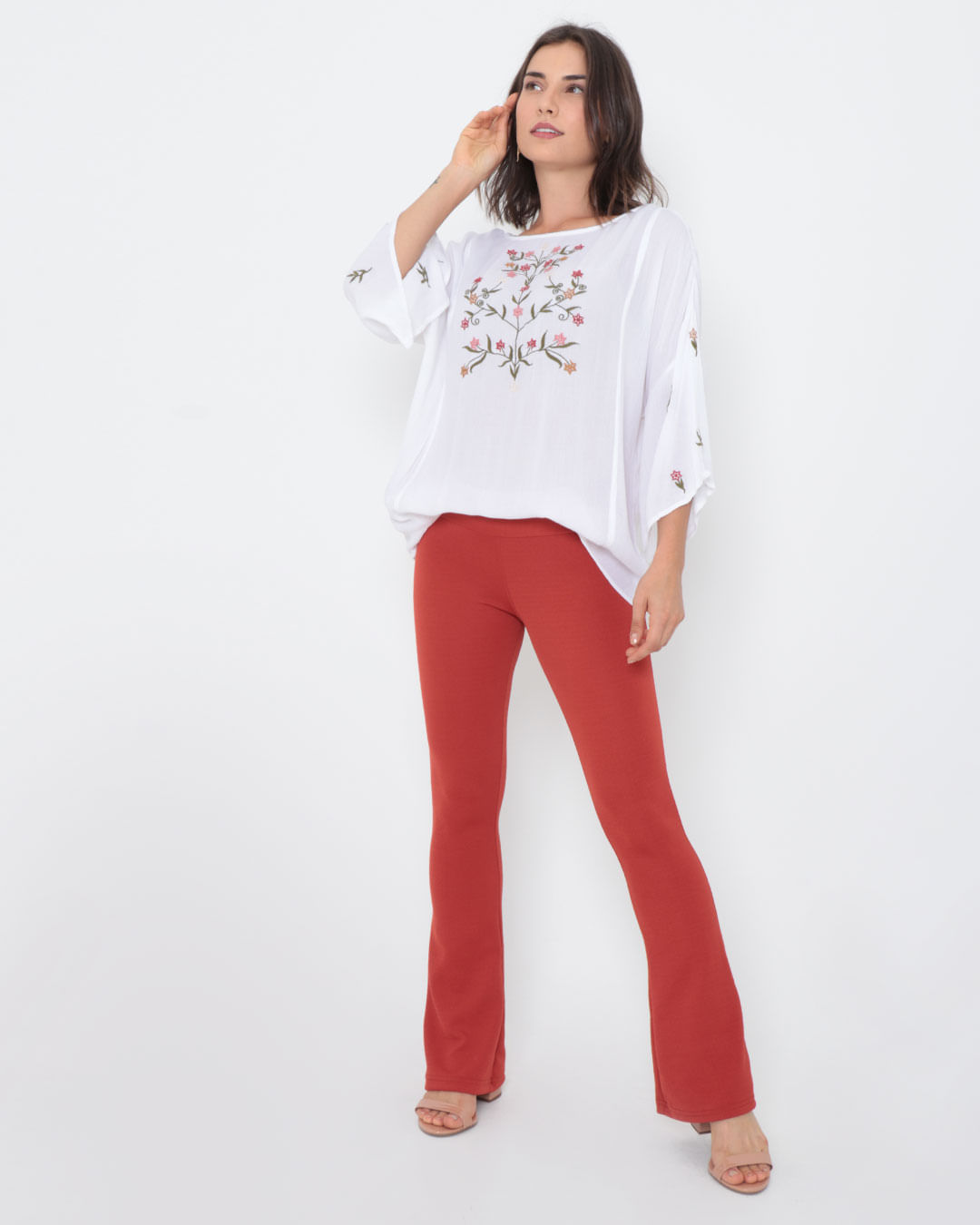Calca-Feminina-Malha-Flare-Terracota