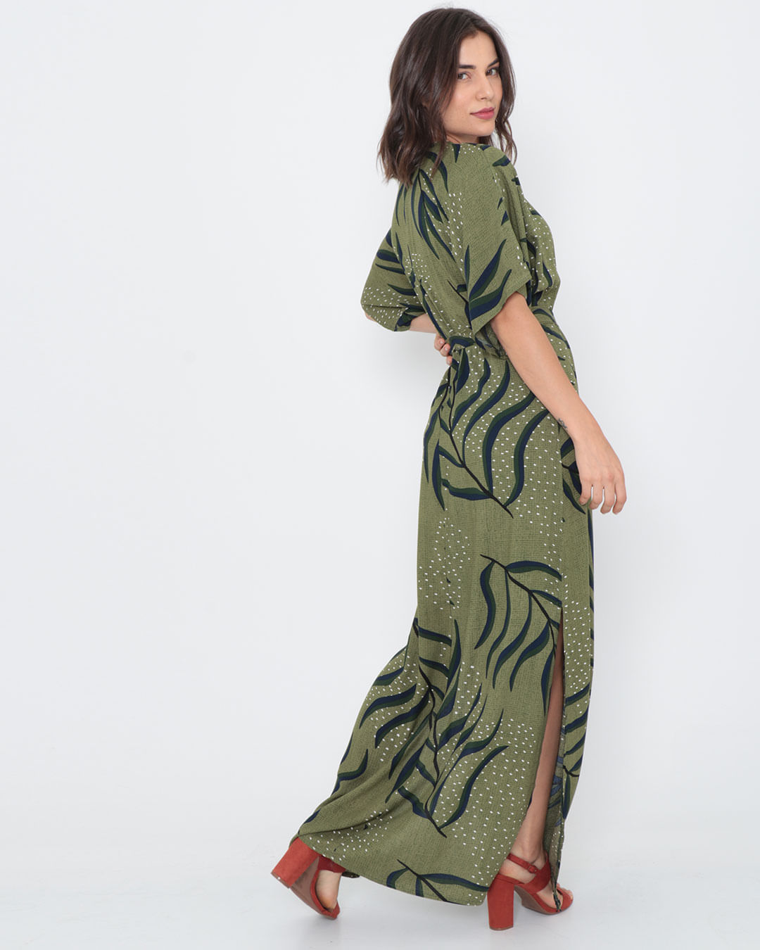 Vestido-Longo-Fenda-Floral-Verde