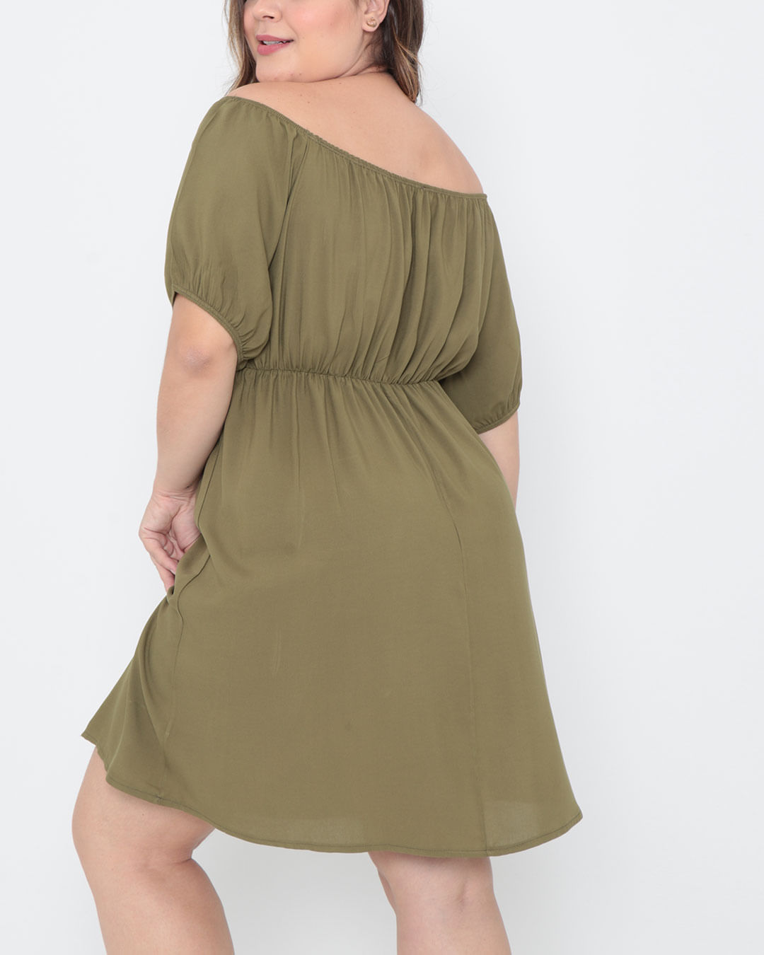 Vestido-Plus-Size-Ciganinha-Liso-Verde