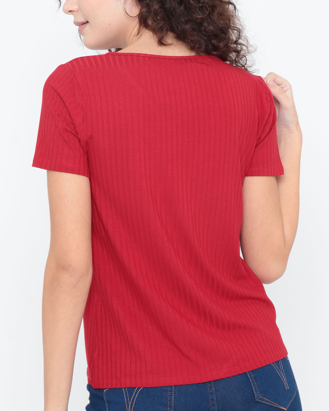 Blusa-Canelada-Basica-Vermelha