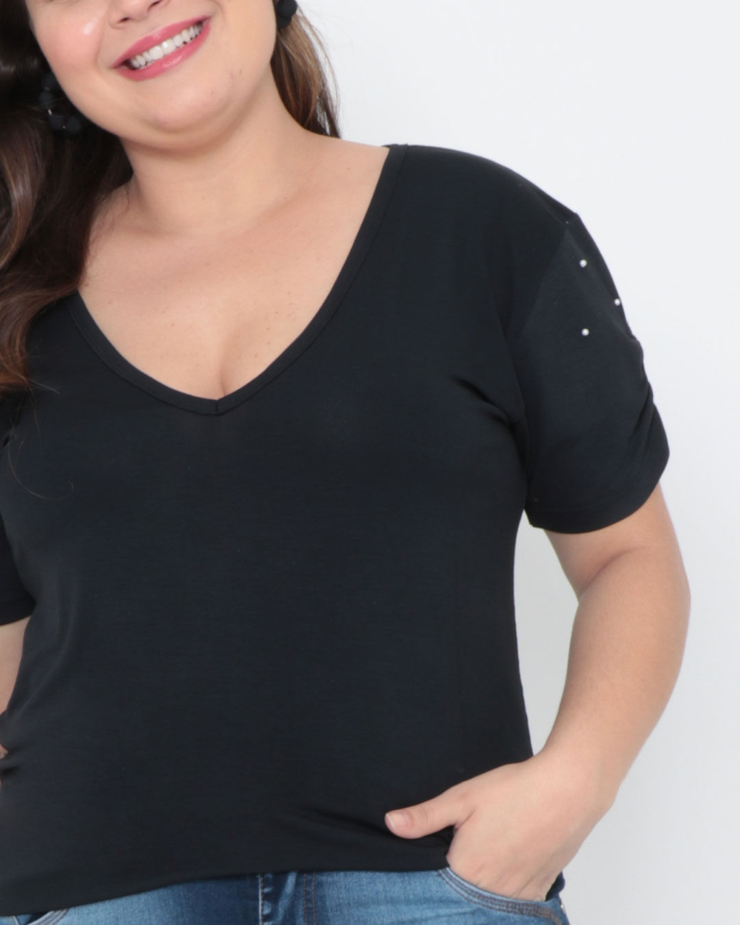 Blusa-Plus-Size-Mullet-Com-Perolas-Preta