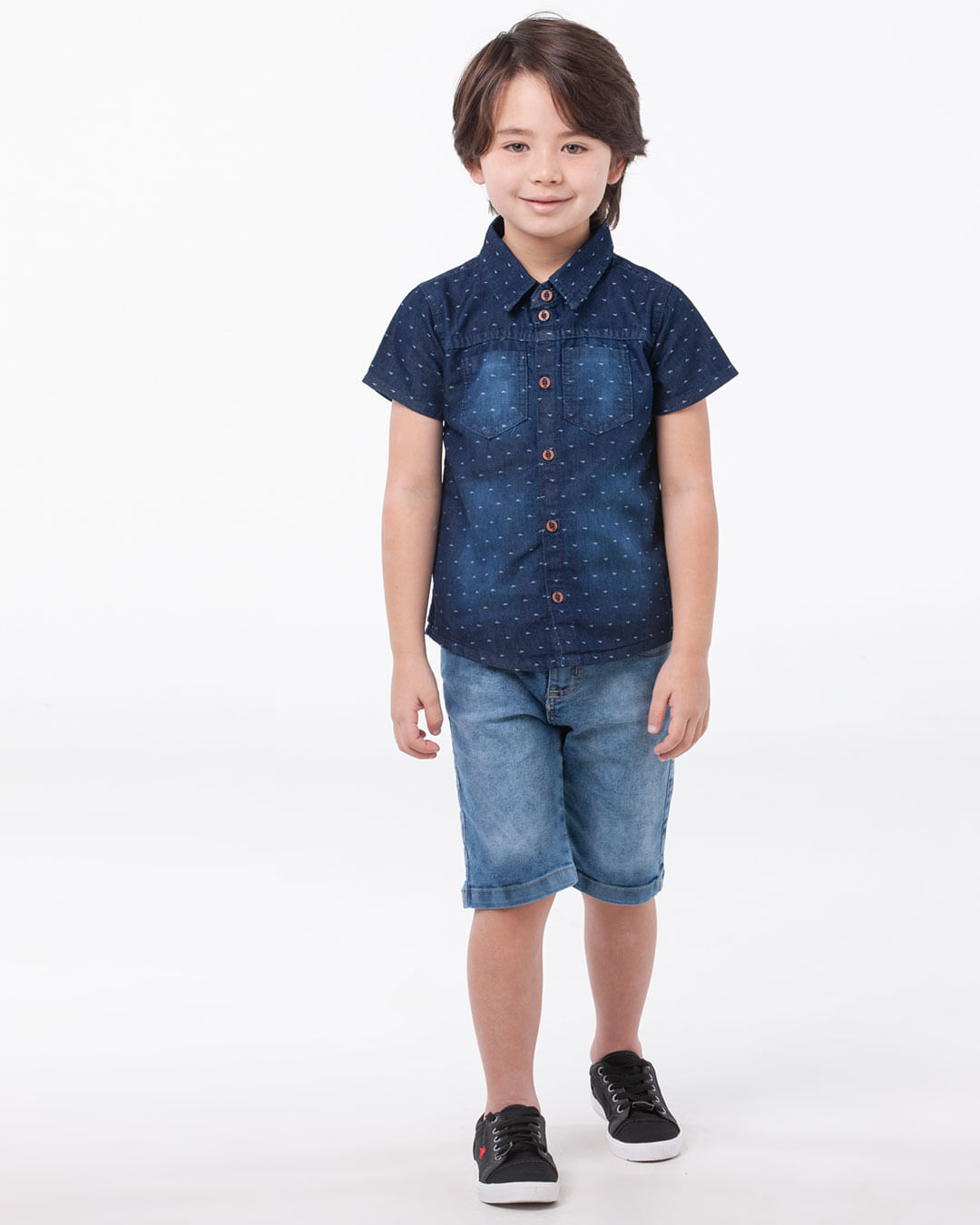 Camisa-Jeans-Infantil-Estampa-Triangulos-Azul