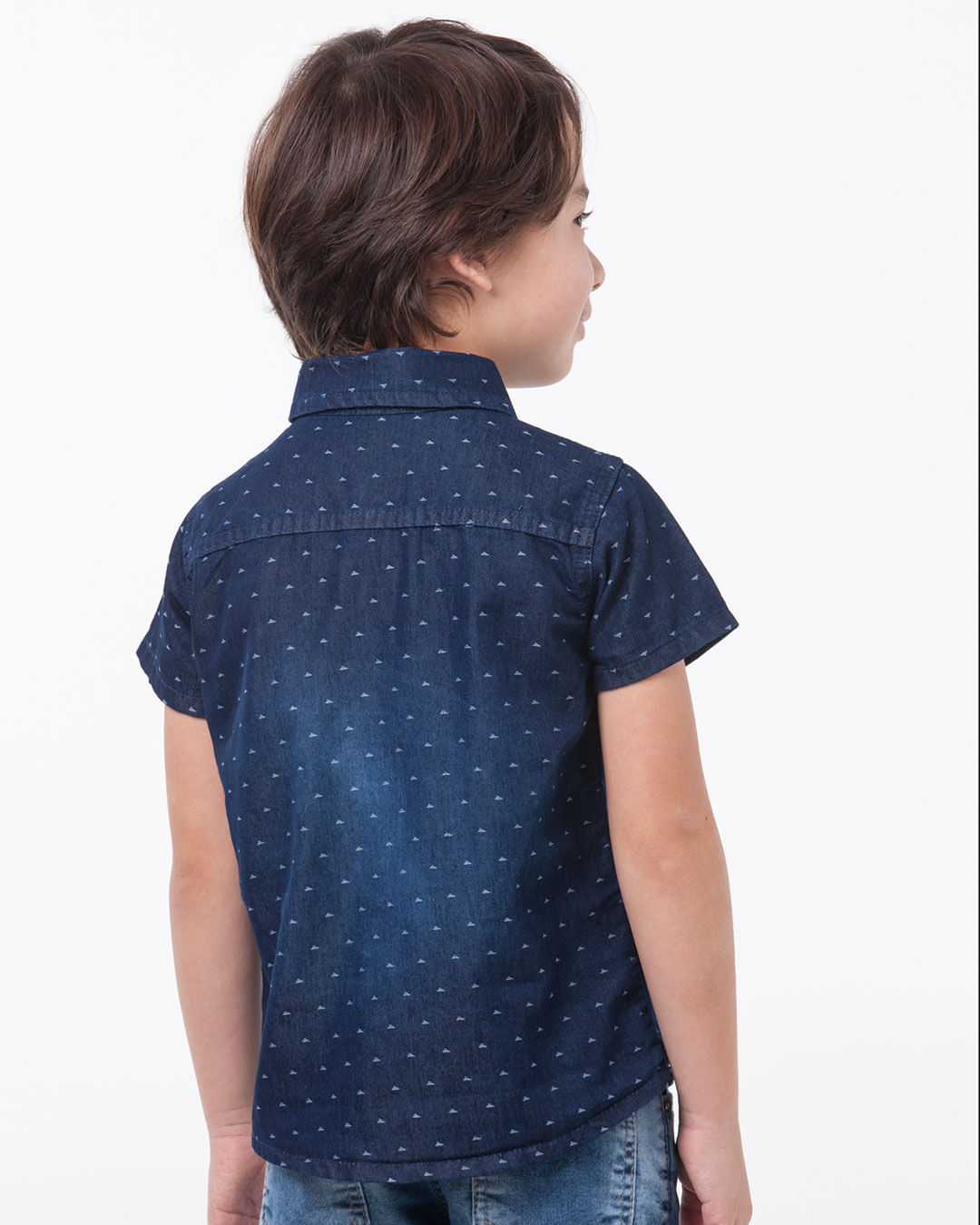 Camisa-Jeans-Infantil-Estampa-Triangulos-Azul