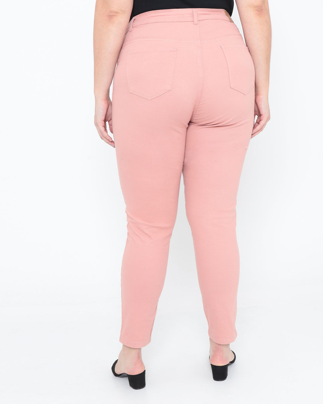 Calca-Sarja-Feminina-Plus-Size-Skinny-Rosa
