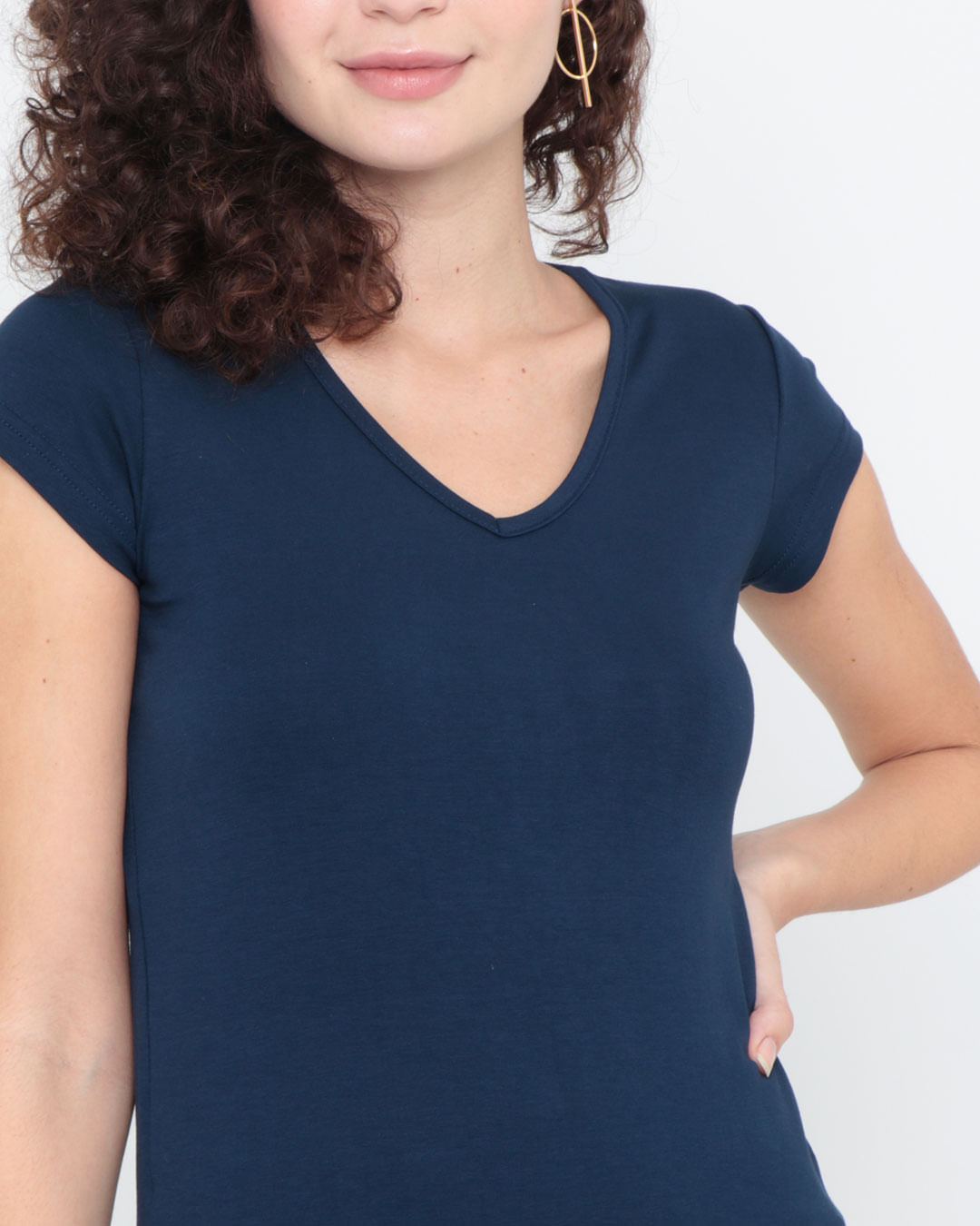 Blusa-Basica-Decote-V-Marinho