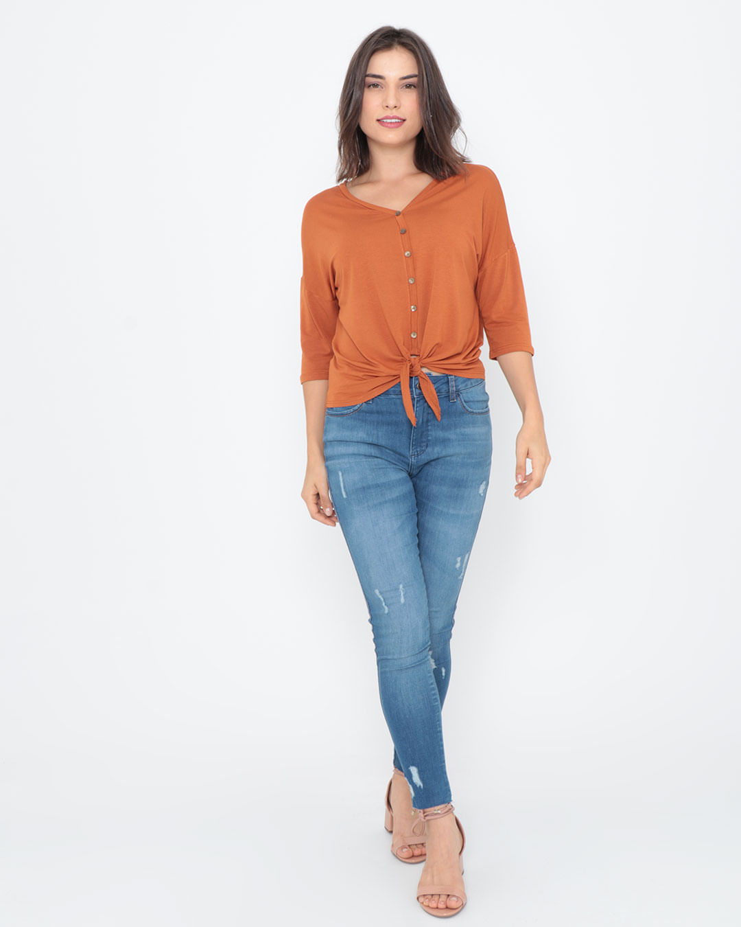 Blusa-Lisa-Com-Amarracao-Marrom