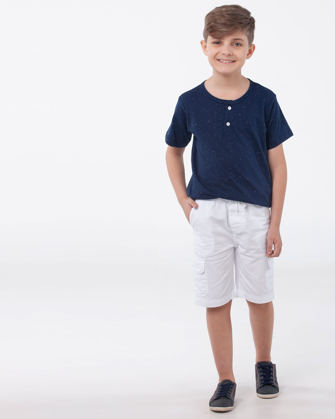 Camiseta-Infantil-Botone-Azul-Marinho