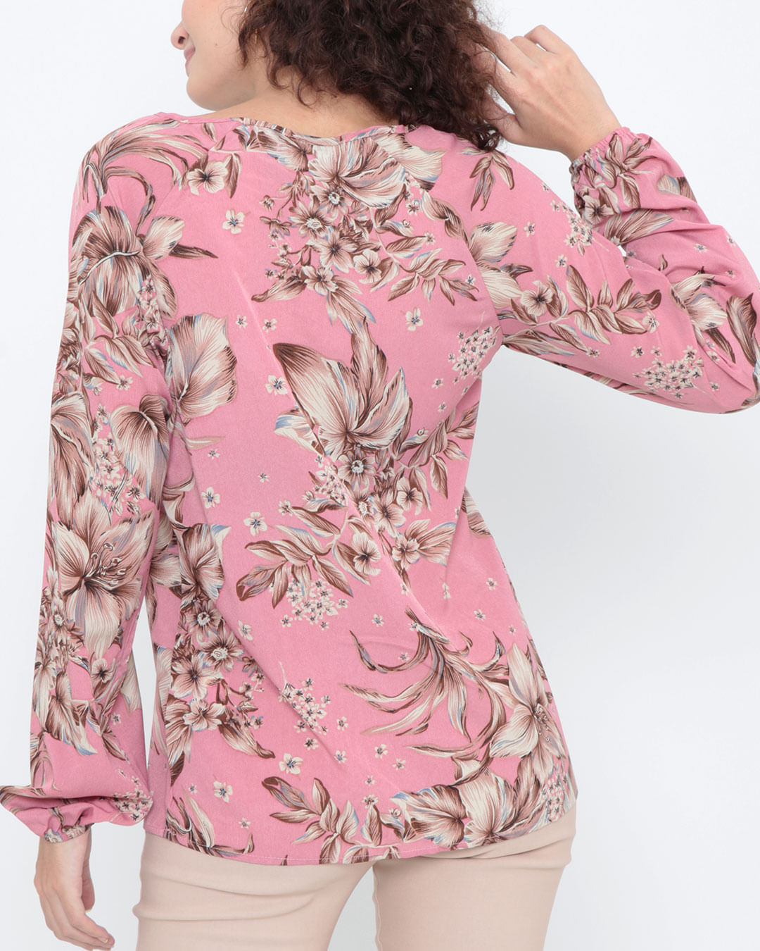 Blusa-Chiffon-Manga-Longa-Floral-Rosa