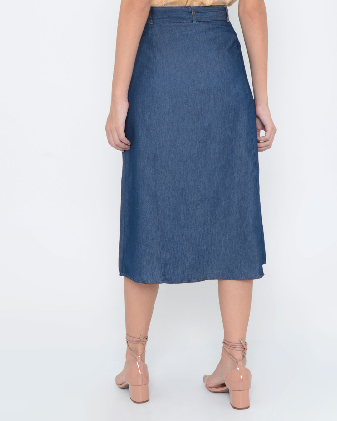 Saia-Jeans-Midi-Com-Botoes-Azul-Escuro
