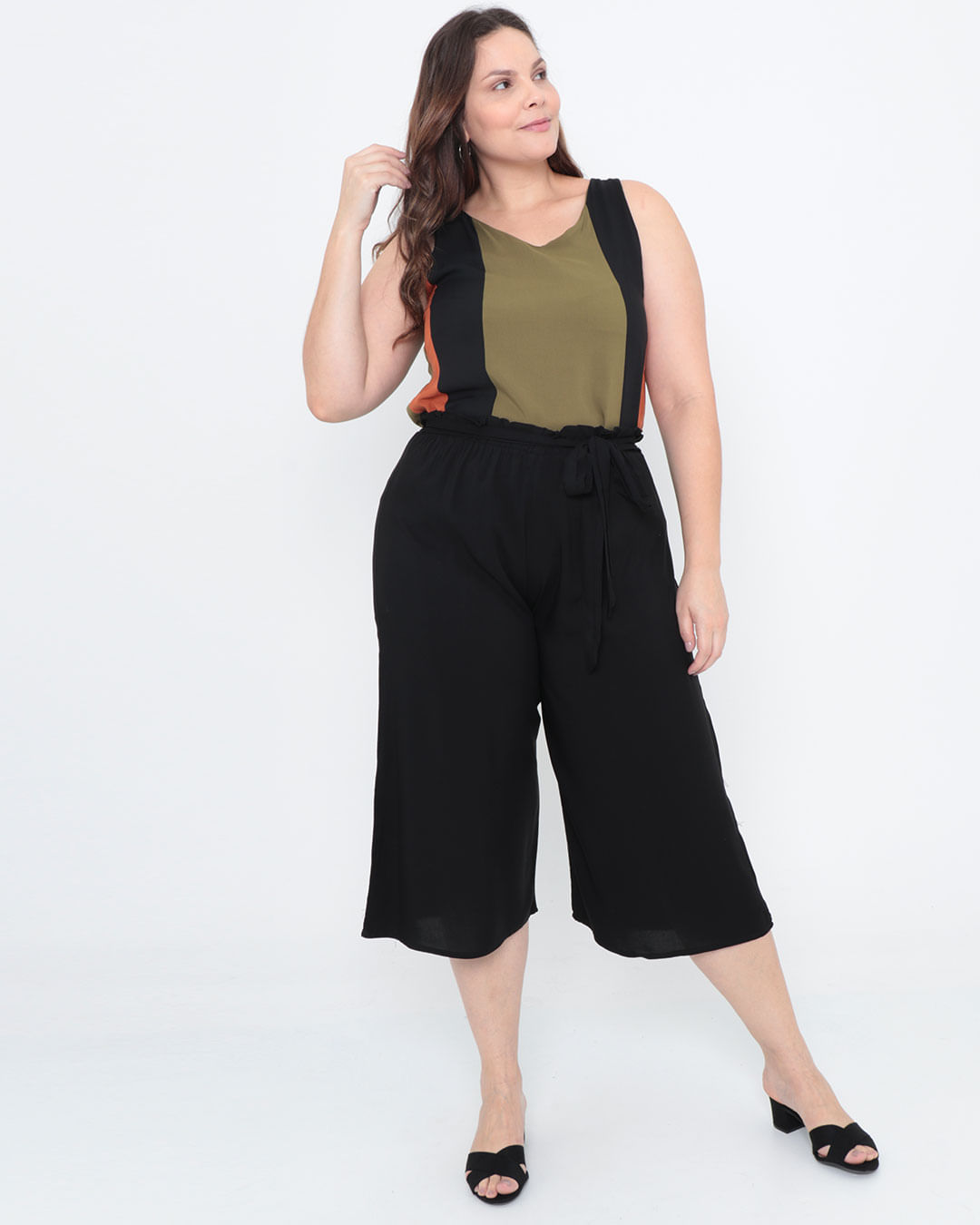 Regata-Feminina-Plus-Size-Multicor-Verde-Musgo