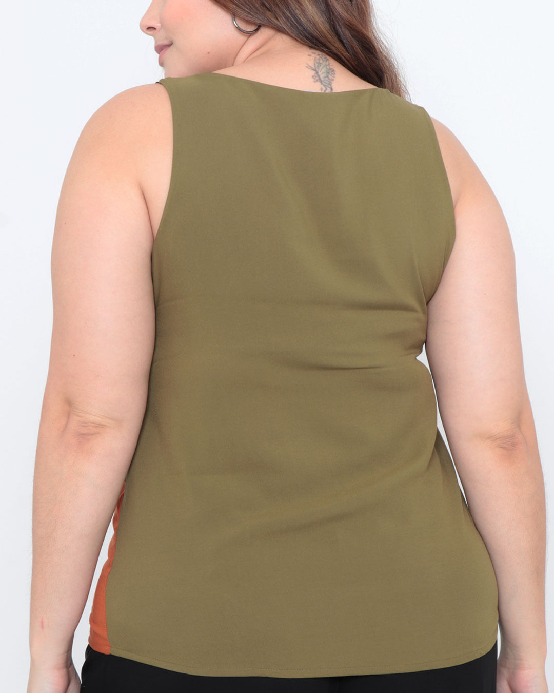 Regata-Feminina-Plus-Size-Multicor-Verde-Musgo