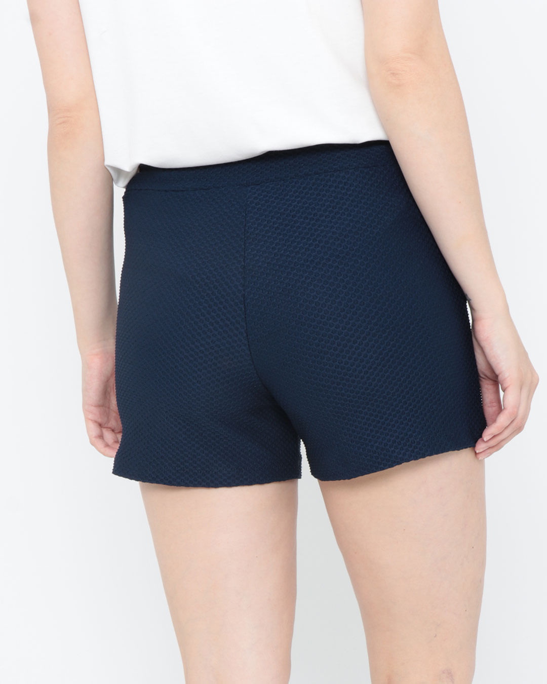Short-Feminino-Piquet-Azul-Marinho