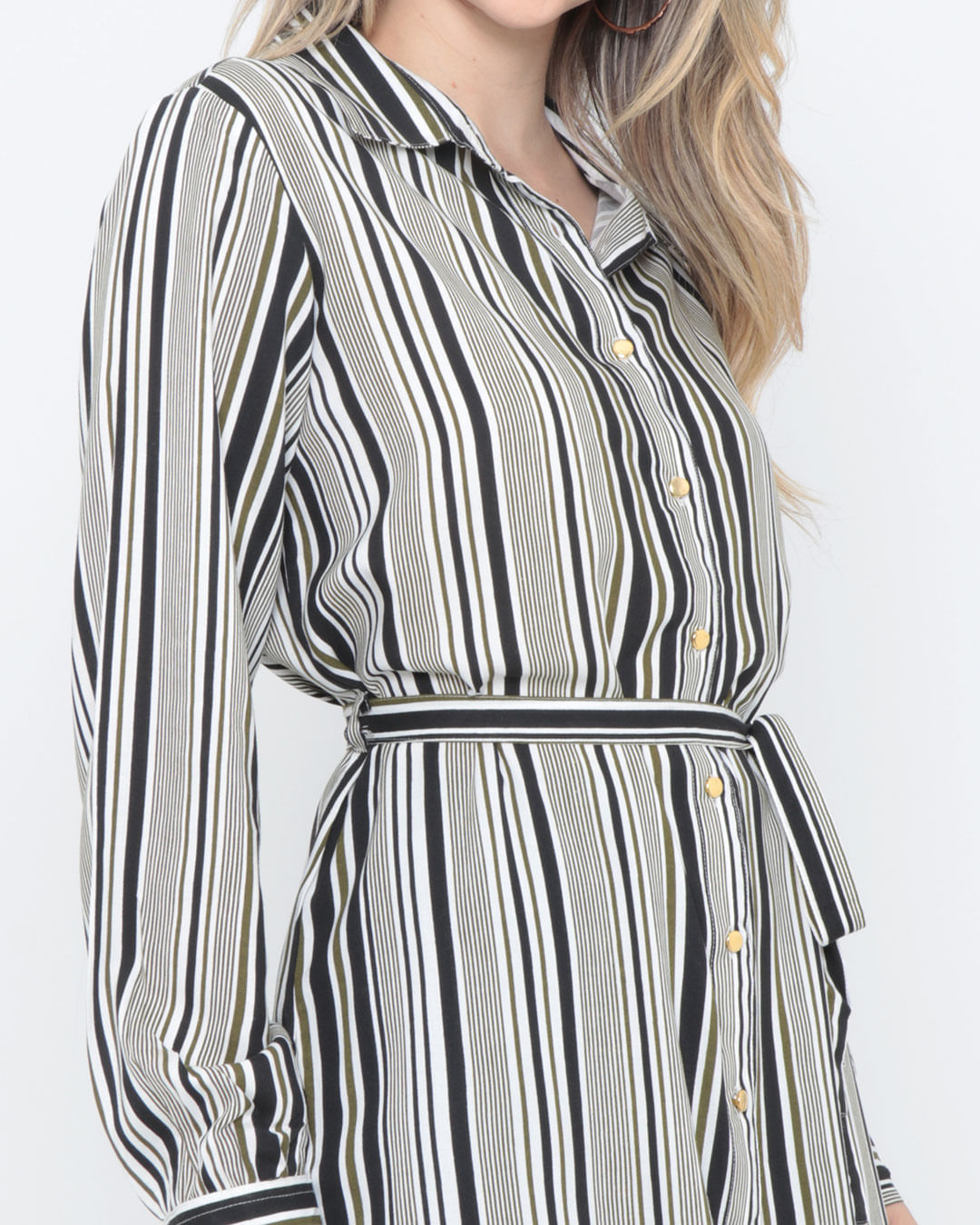 Chemise-Estampa-Listra-Verde
