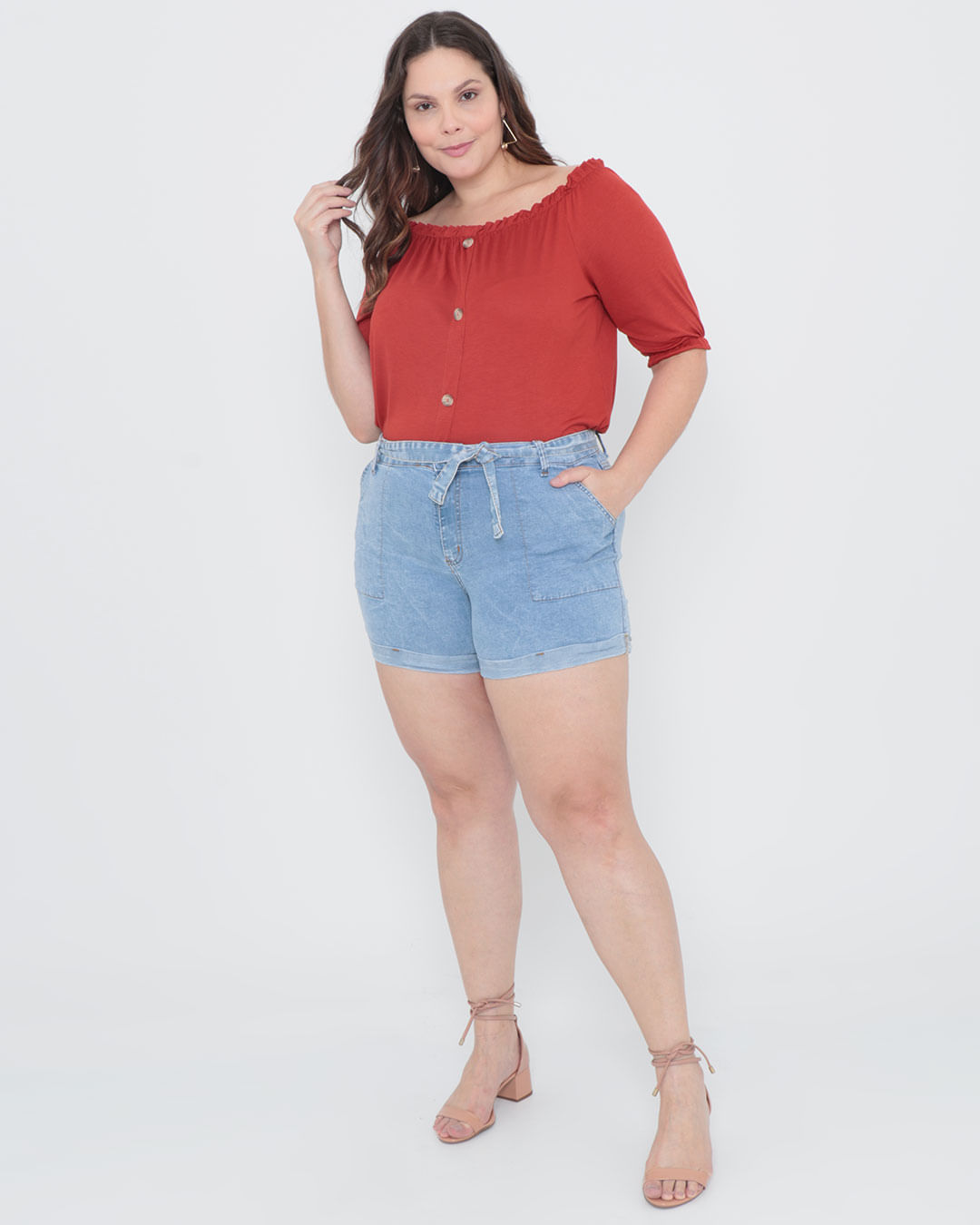 Short-Jeans-Plus-Size-Faixa-Azul-Claro