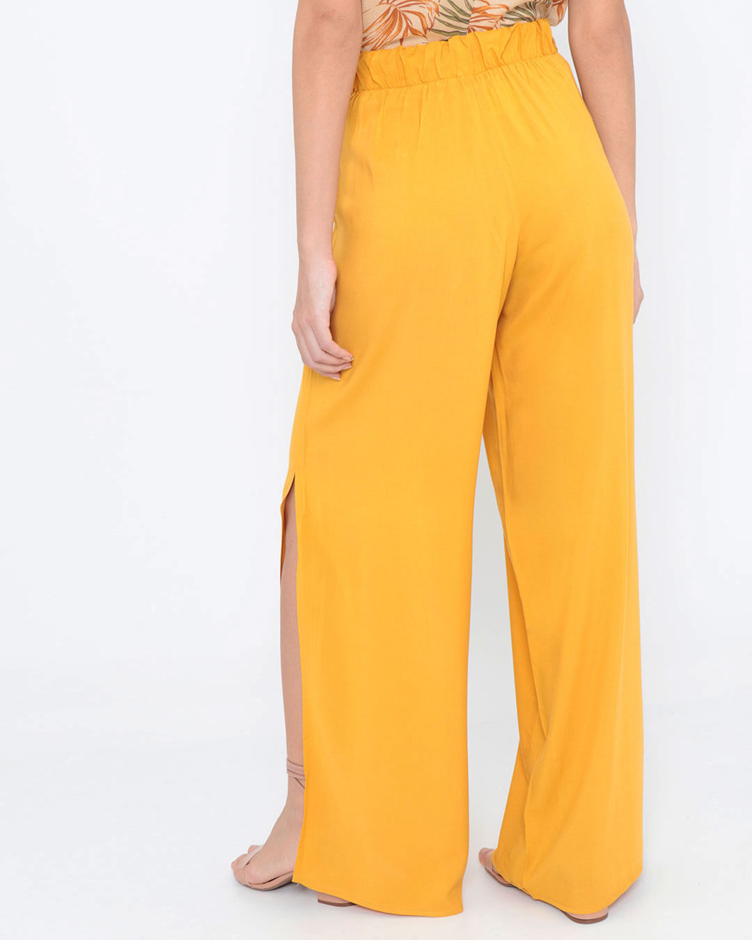 Calca-7039-Fenda-Lateral---Amarelo-Medio
