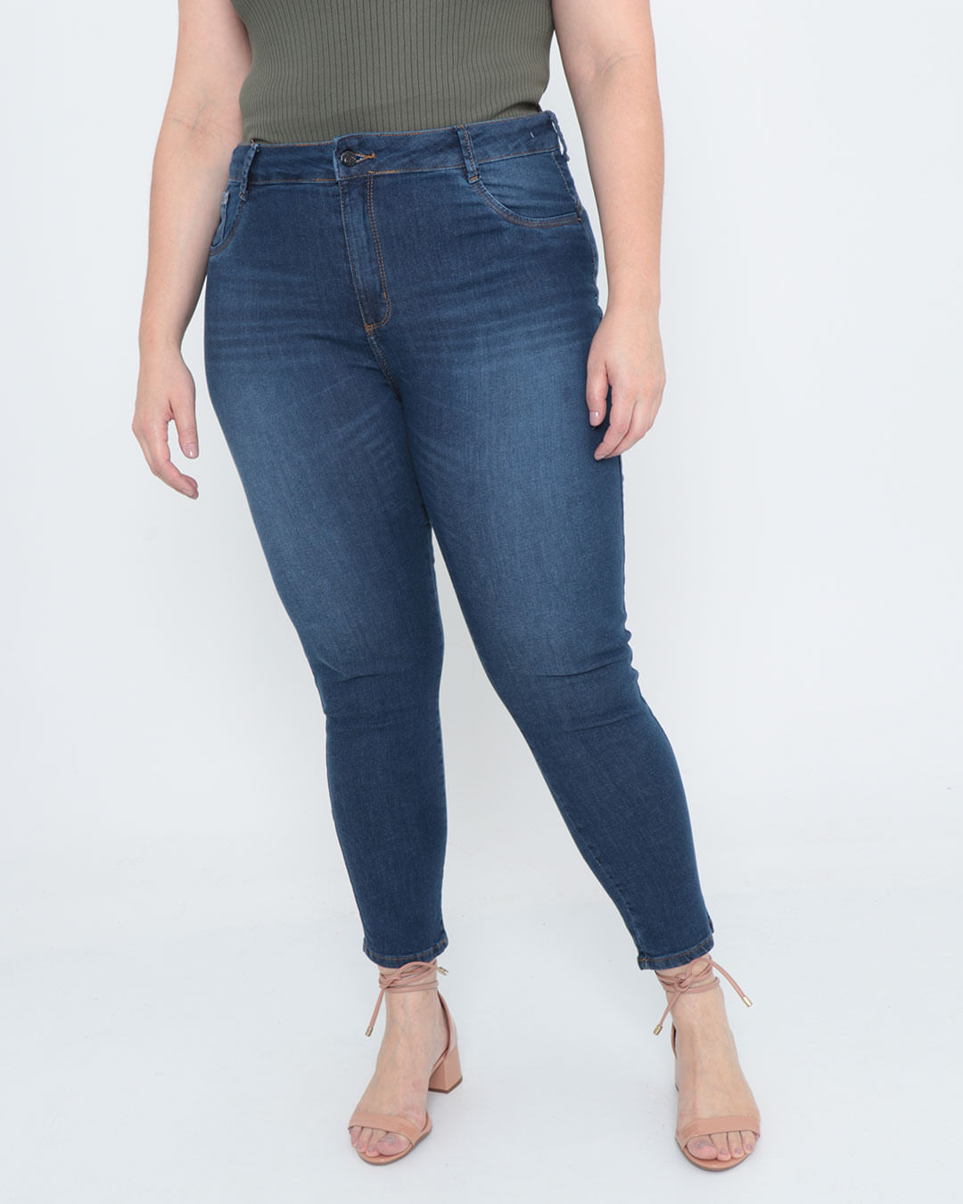 Calca-Jeans-Feminina-Plus-Size-Cigarrete-Stretch-Bokker-Azul
