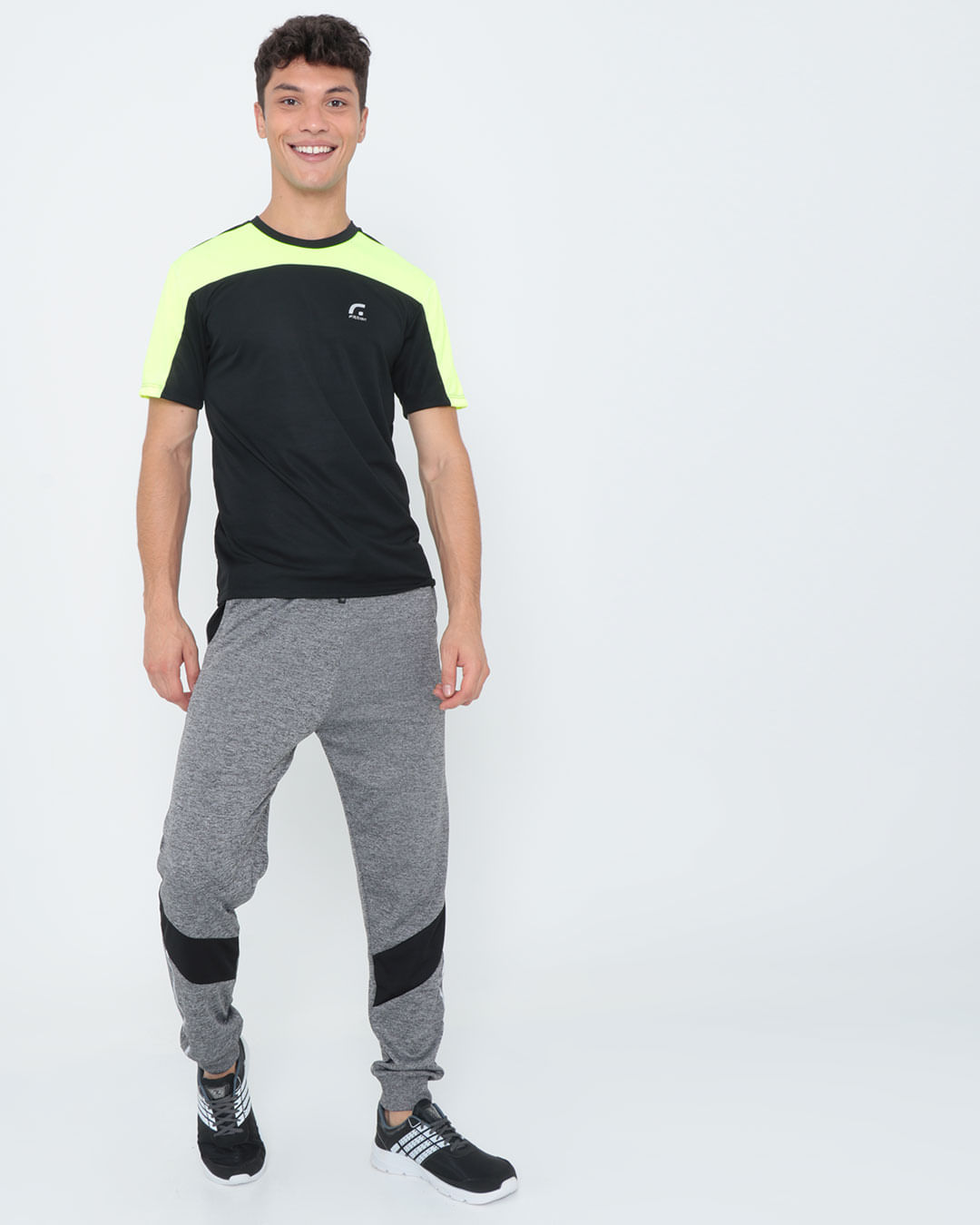 Calca-Masculina-Recortes-Mescla-Cinza