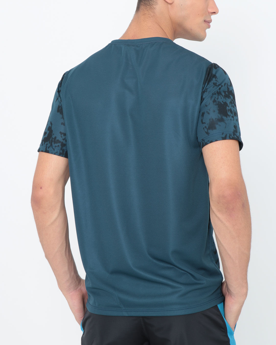 Camiseta-Fitness-Rajada-Verde-Petroleo