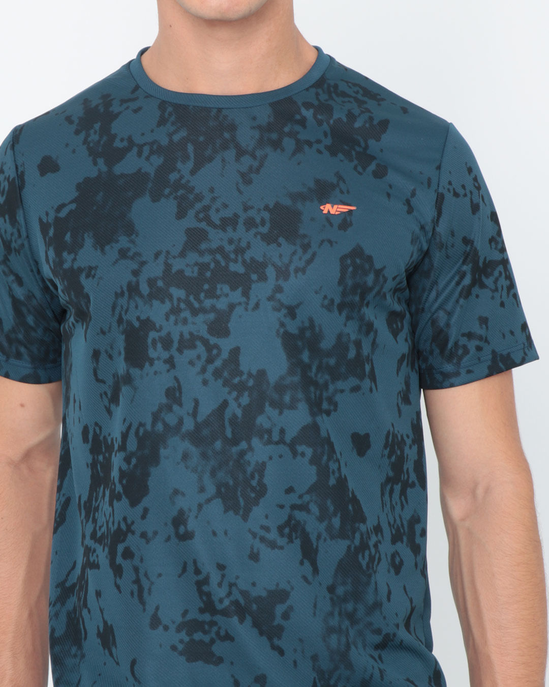 Camiseta-Fitness-Rajada-Verde-Petroleo