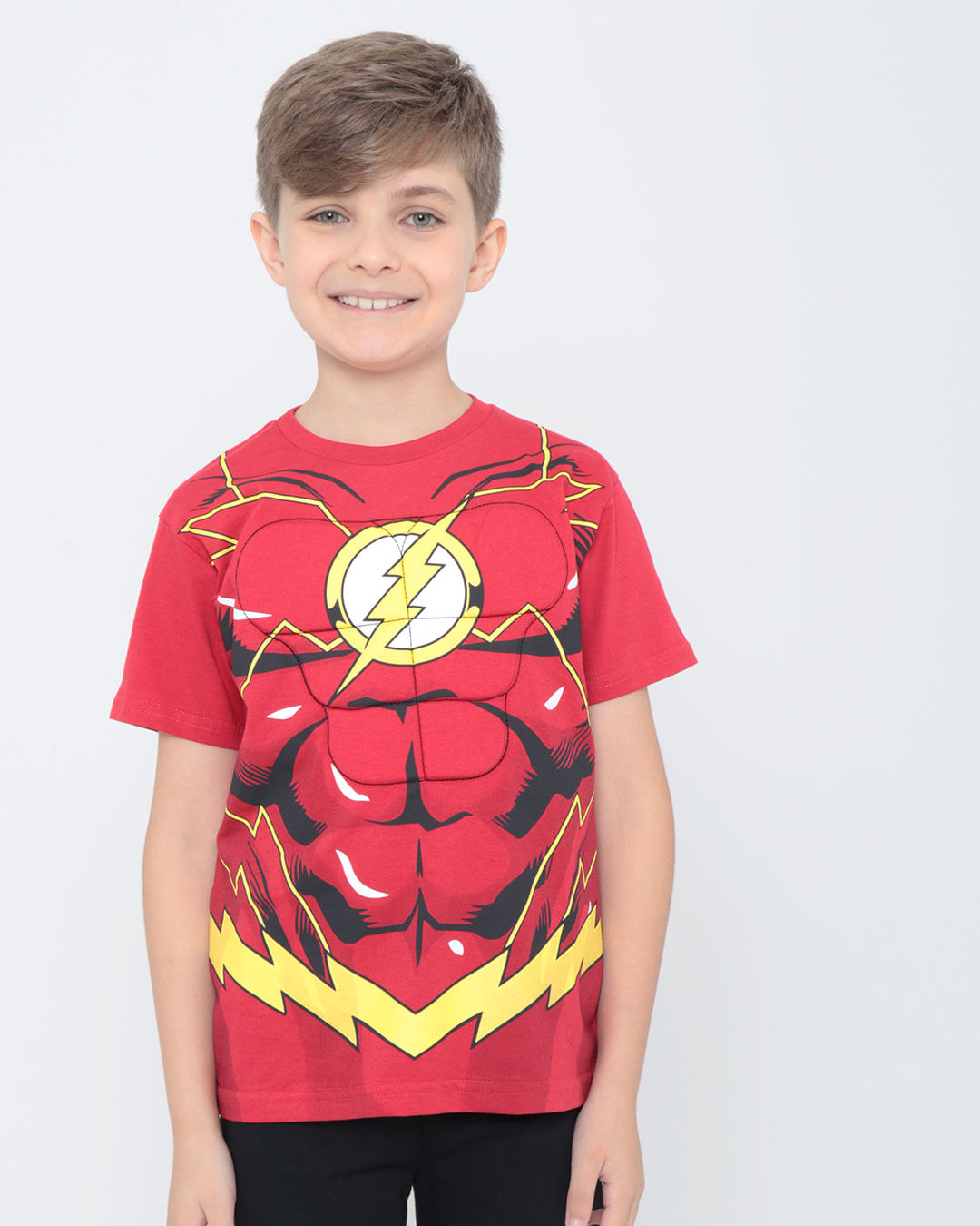 Camiseta-Infantil-The-Flash-Liga-Da-Justica-Vermelha