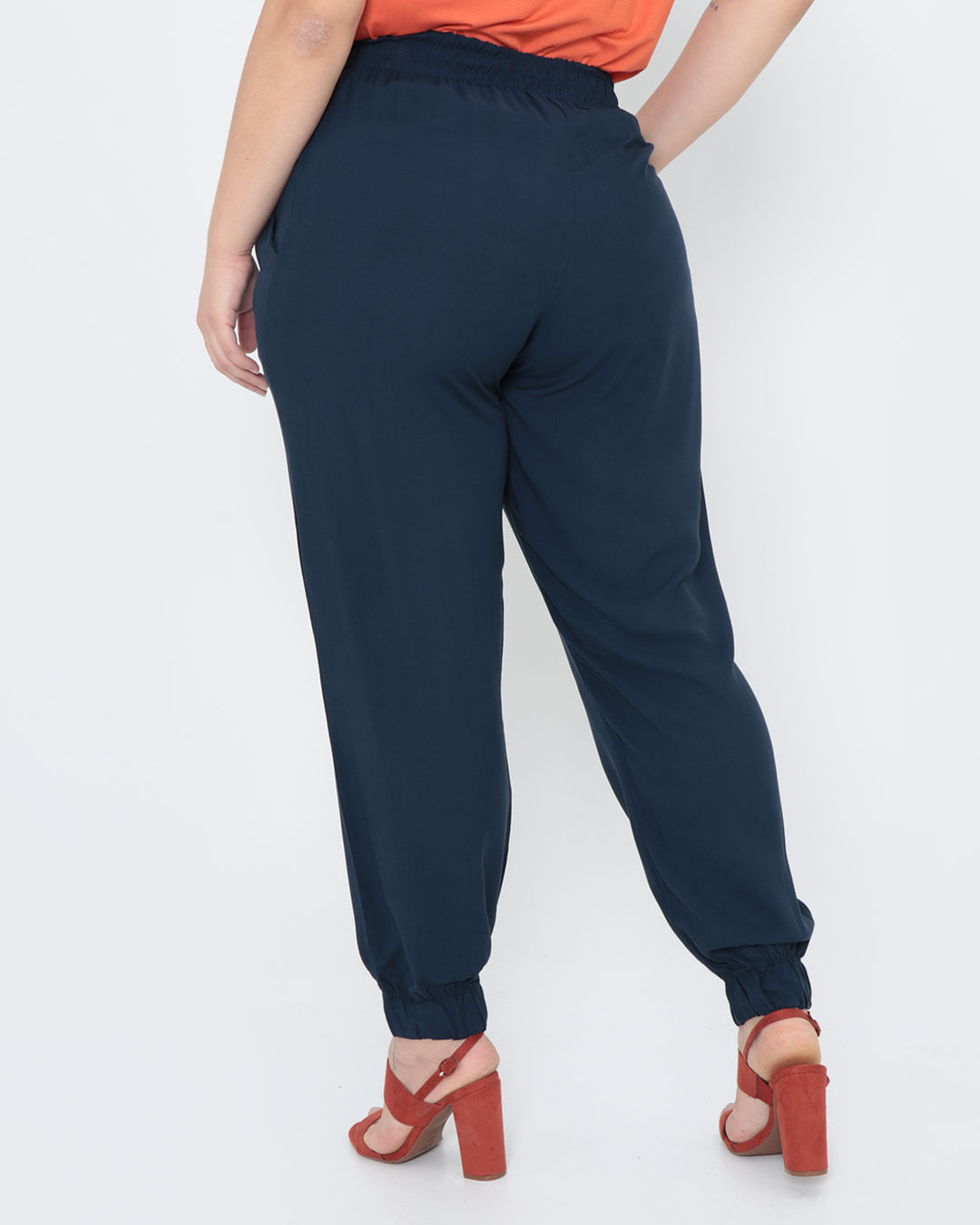 Calca-Feminina-Plus-Size-Jogger-Azul-Marinho