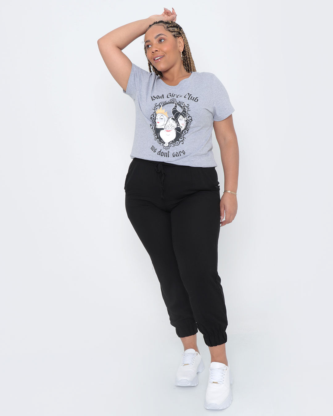 Calca-Feminina-Plus-Size-Jogger-Preta
