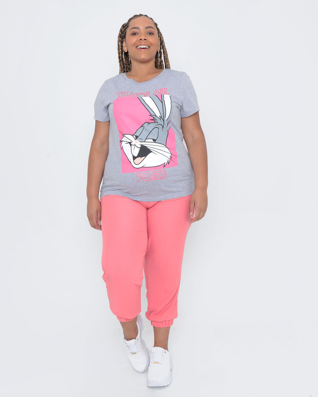 Calca-Feminina-Plus-Size-Jogger-Rosa-Claro
