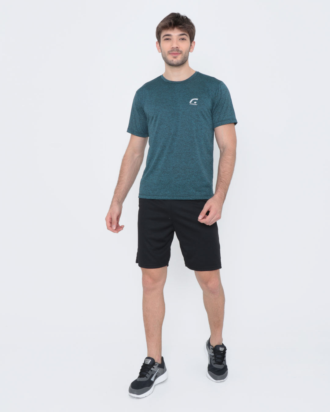 Bermuda-Masculina-Fitness-Basica-Preta