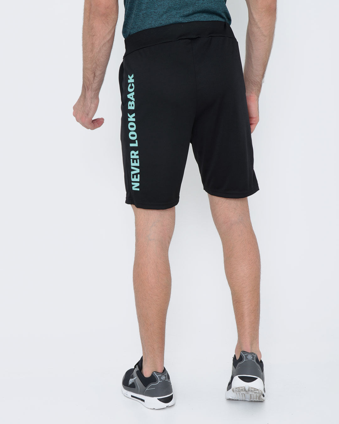 Bermuda-Masculina-Fitness-Basica-Preta