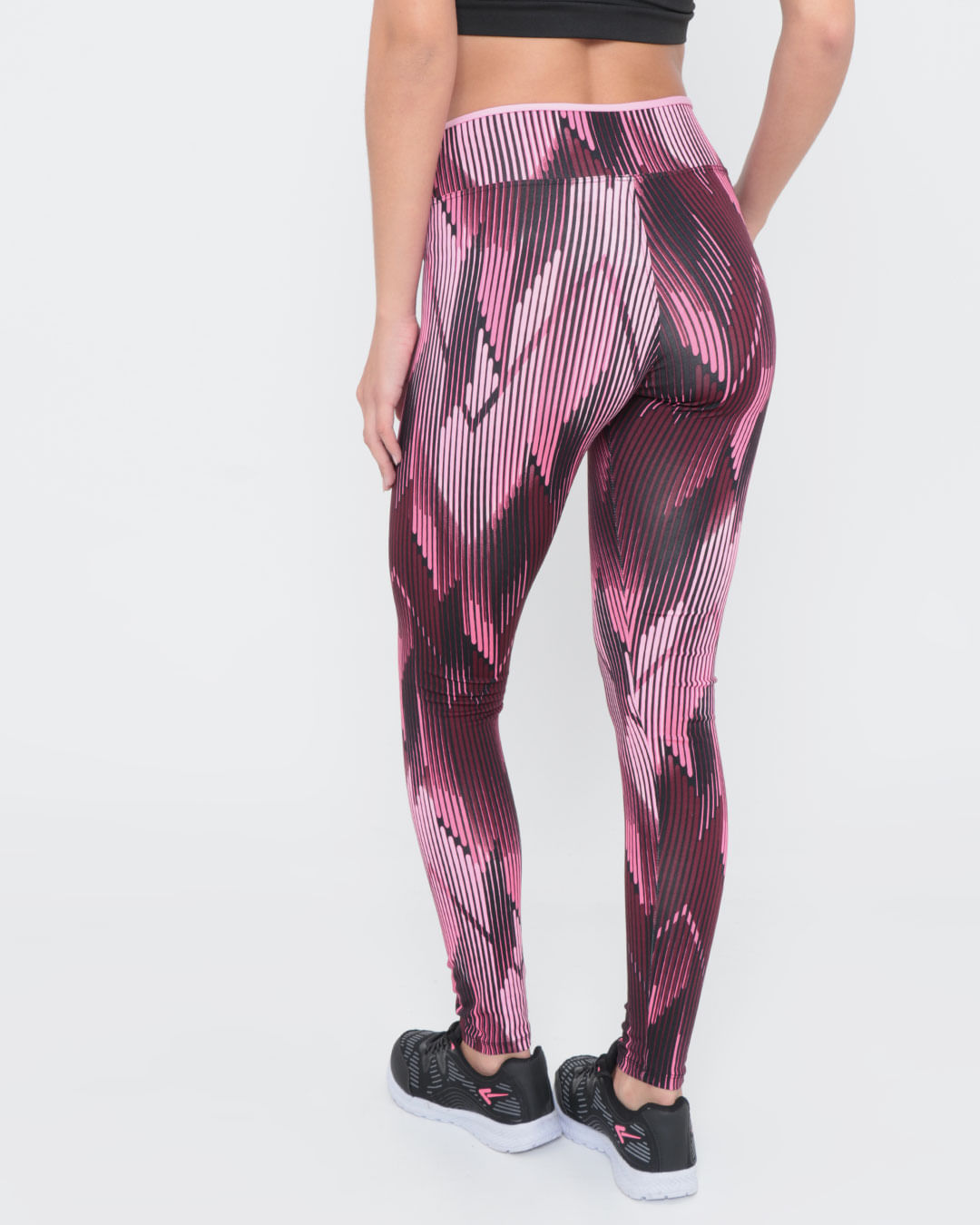 Calca-Legging-Fitness-Estampa-Listrada-Rosa