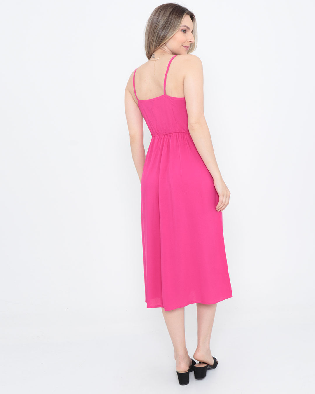 Vestido-Alcas-Midi-Botoes-Rosa-Pink