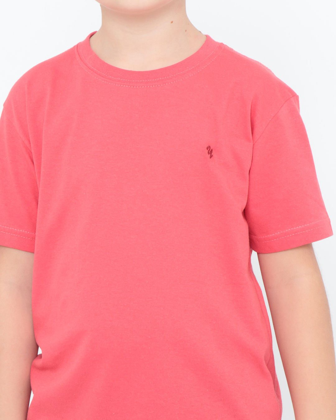 Camiseta-Infantil-Basica-Coral