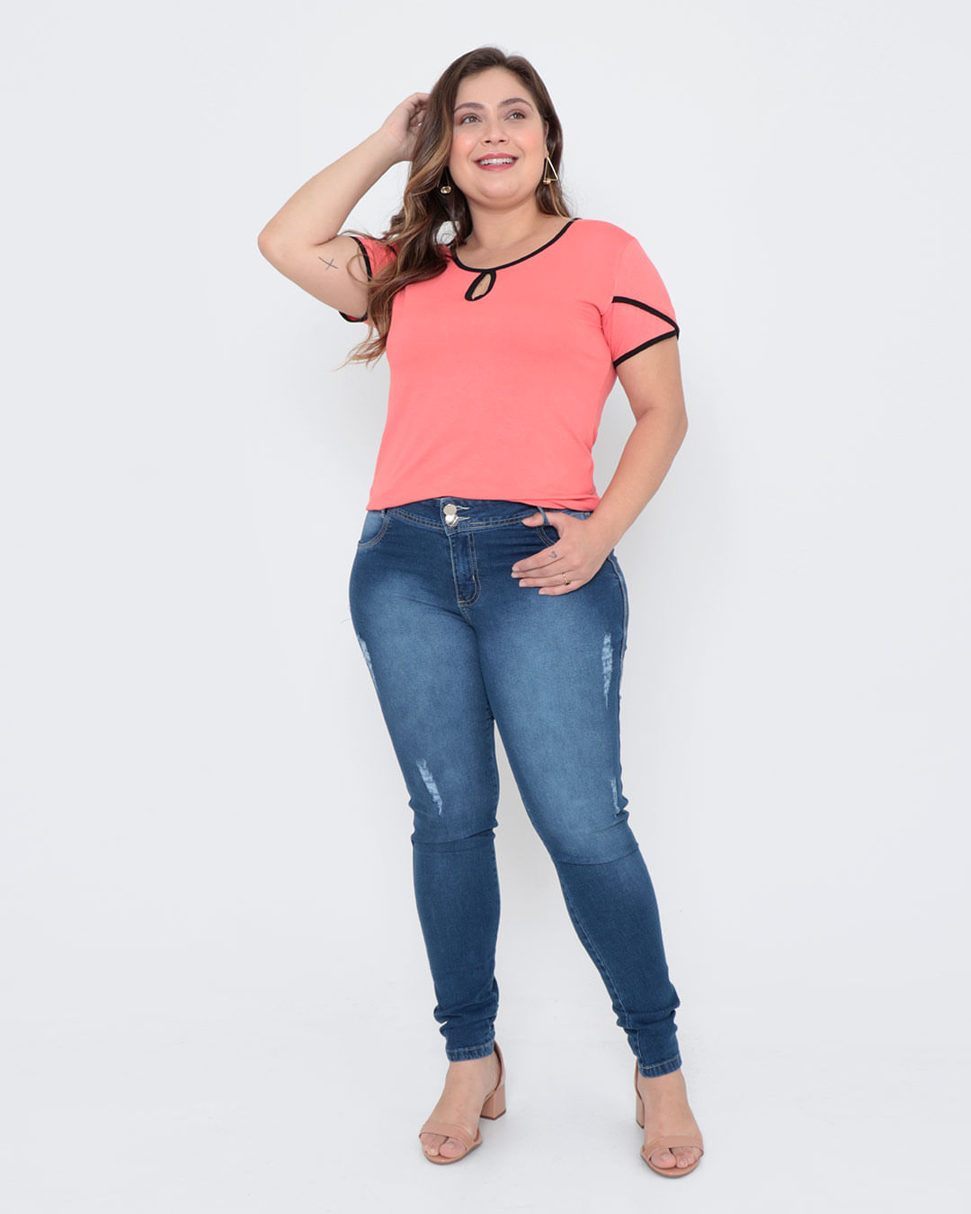 Blusa-Plus-Size-Decote-Gota-Rosa