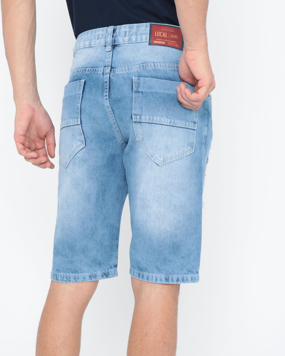 Bermuda-Jeans-Masculina-Destroyed-Azul