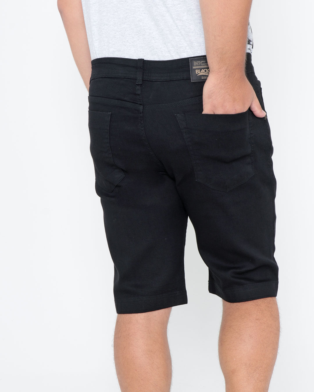Bermuda-Jeans-Plus-Size-Preta