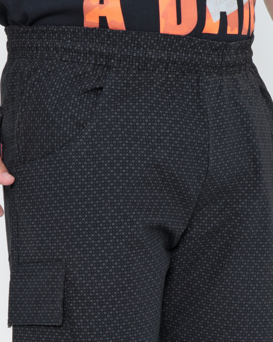 Bermuda-Sarja--Plus-Size-Cargo-Preta