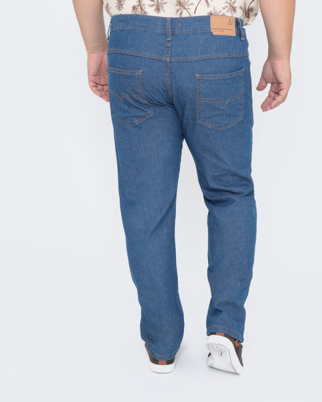 Calca-Jeans-Masculina-Plus-Size-Basica-Azul