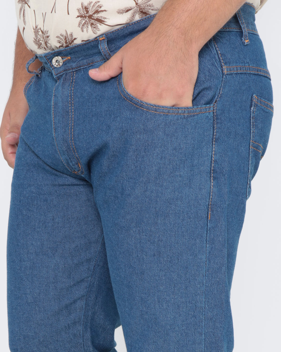 Calca-Jeans-Masculina-Plus-Size-Basica-Azul