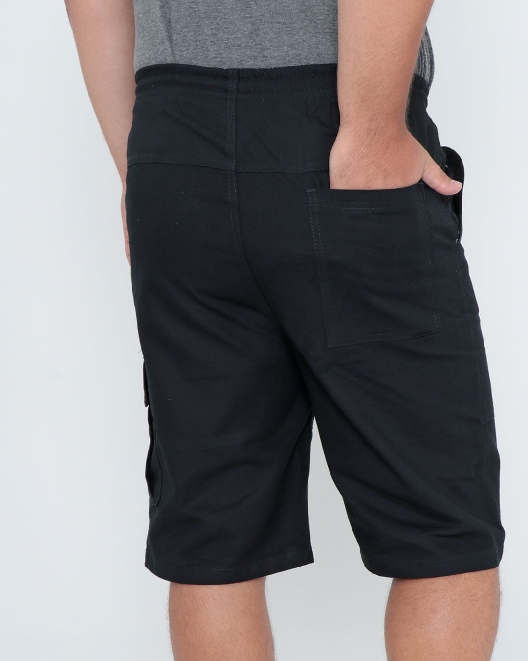 Bermuda-Sarja-Masc-Cargo-Color-Tg---Preto