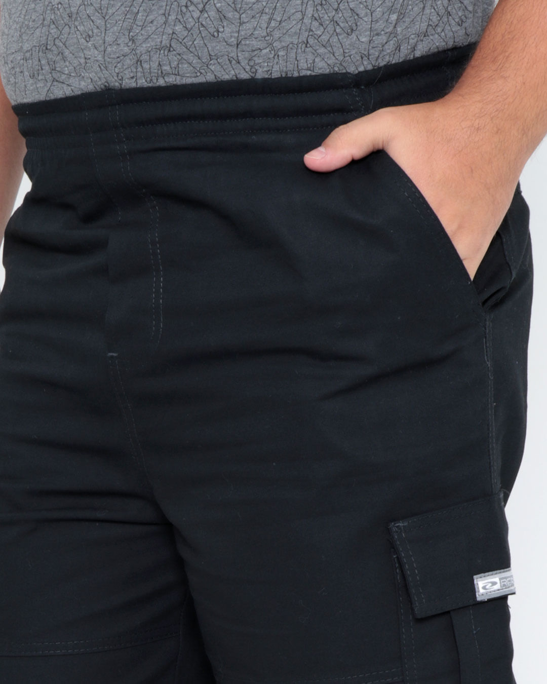 Bermuda-Sarja-Masc-Cargo-Color-Tg---Preto
