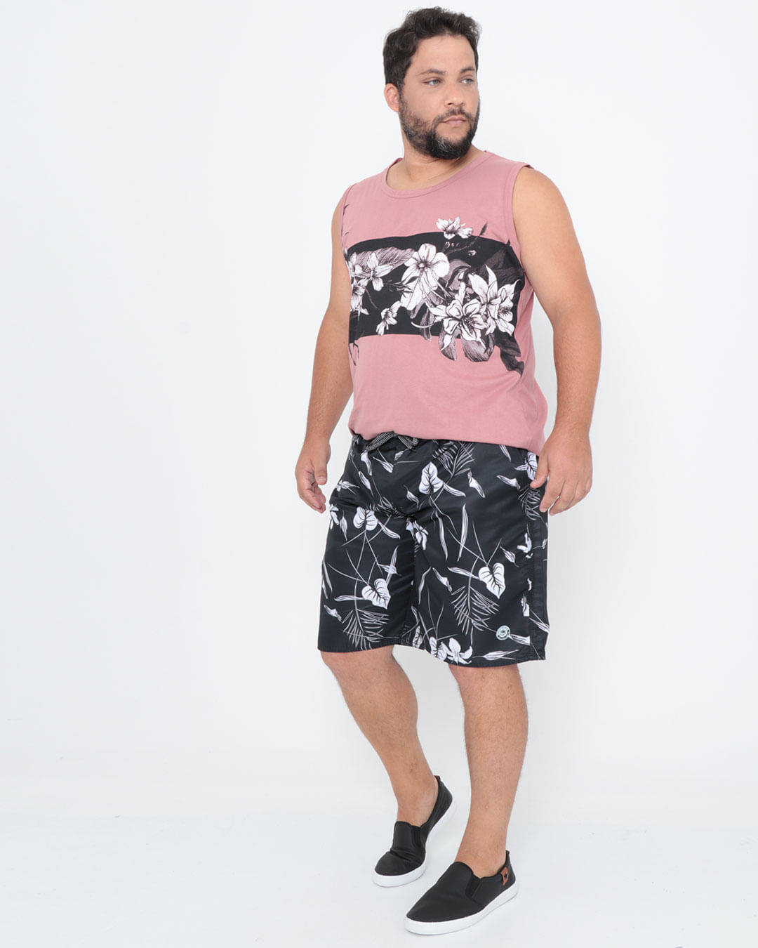 Regata-Plus-Size-Estampa-Floral-Rosa-Claro