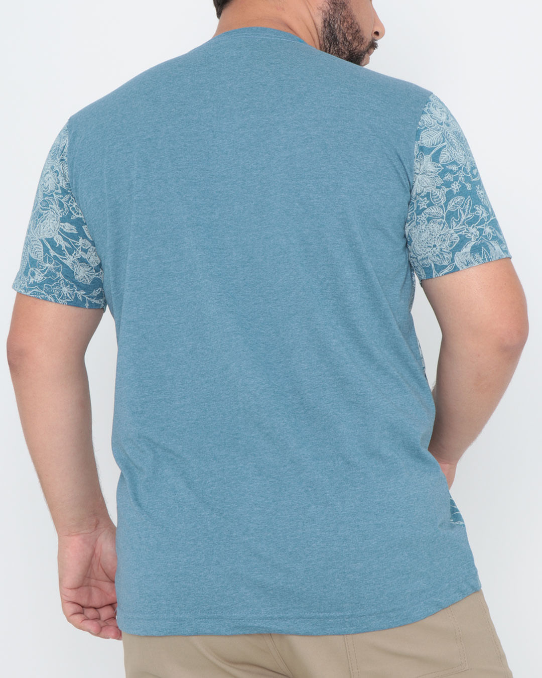 Camiseta-Plus-Size-Floral-Azul