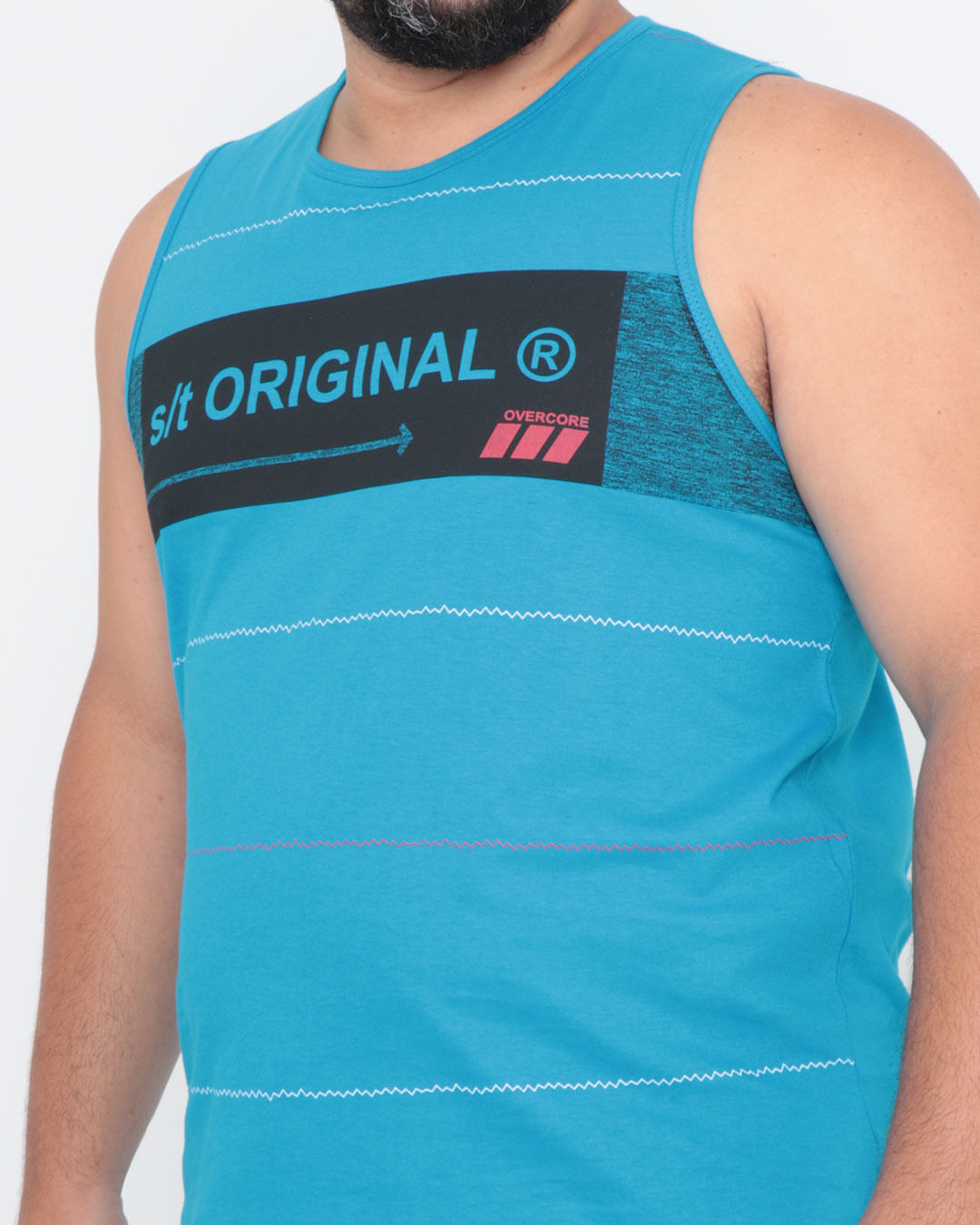 Regata-Plus-Size-Listrada-Gangster-Azul