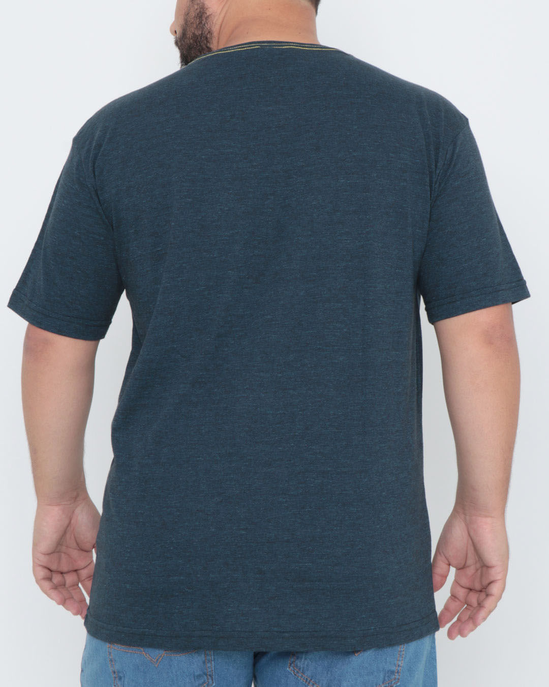 Camiseta-Plus-Size-Camuflada-Azul-Marinho