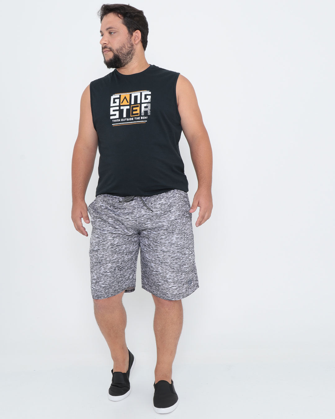 Bermuda-Plus-Size-Mescla-Cinza
