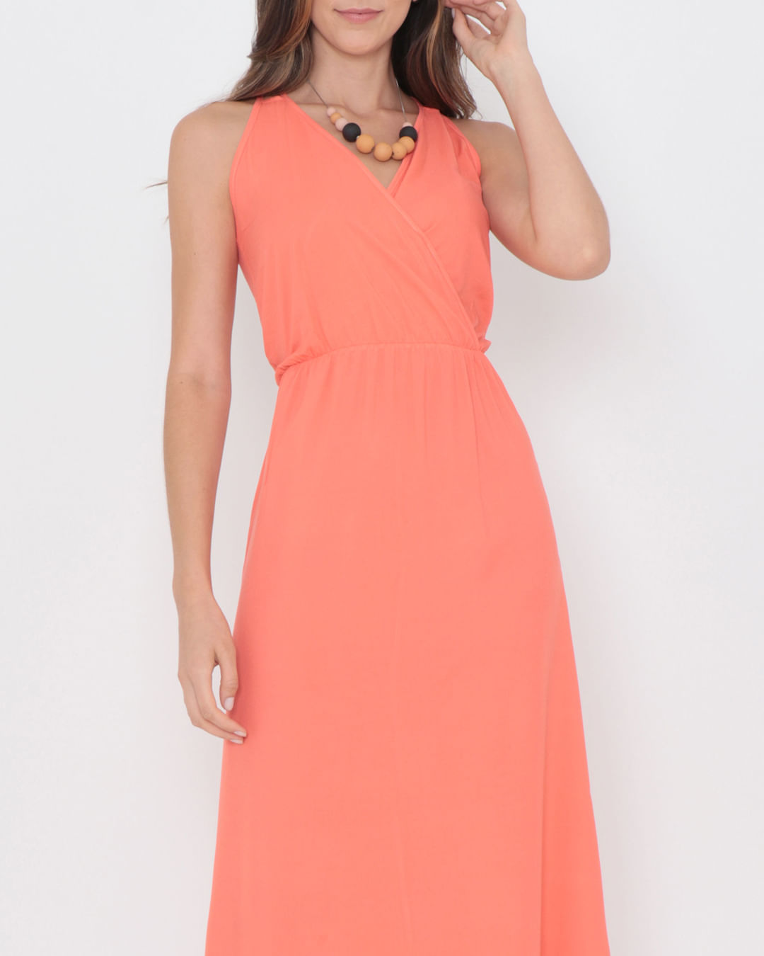Vestido-Longo-Transpassado-Laranja