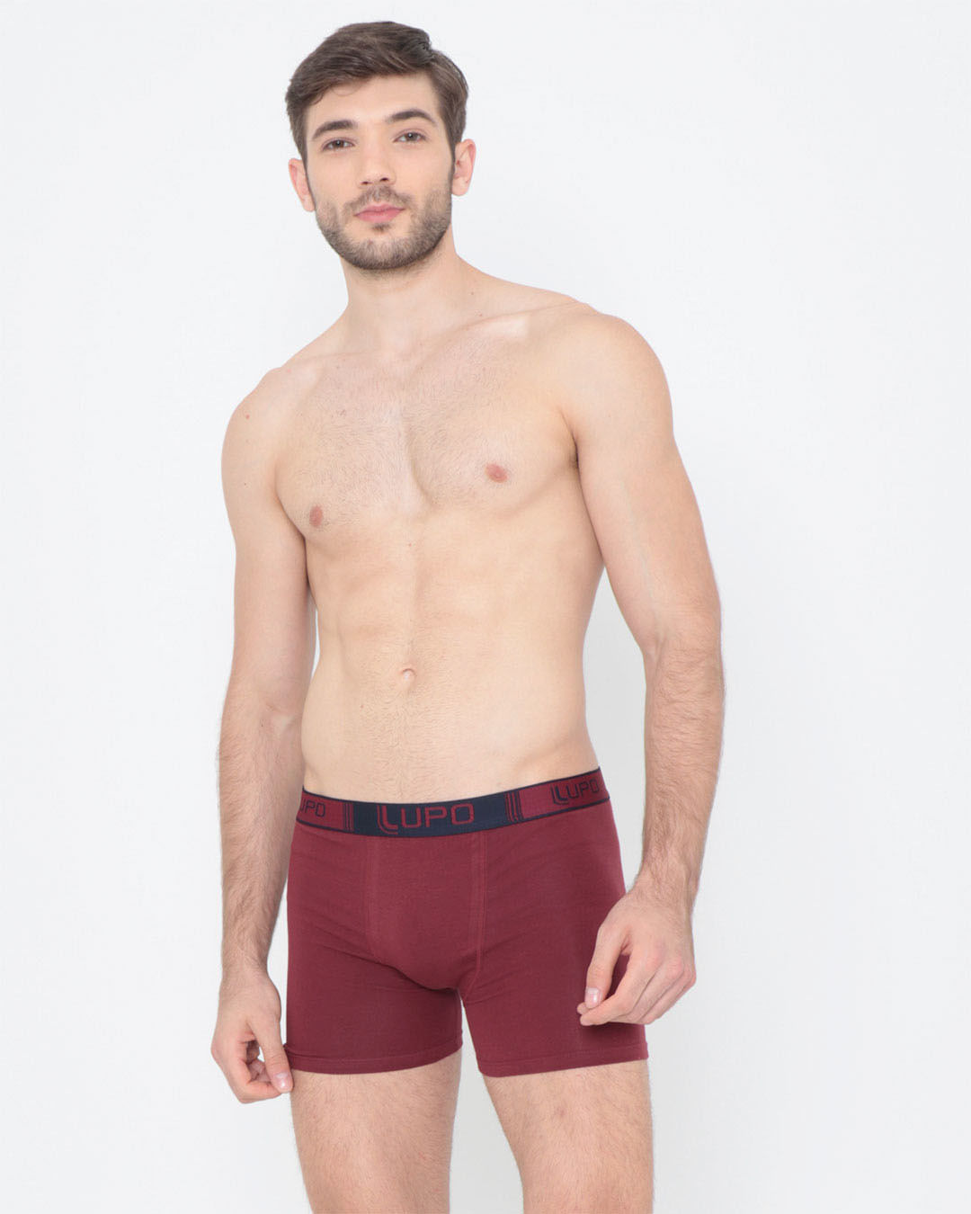 Cueca-Boxer-Algodao-Lupo-Vinho