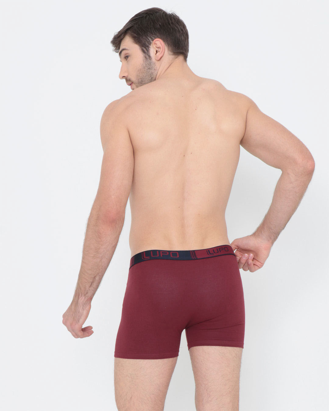 Cueca-Boxer-Algodao-Lupo-Vinho