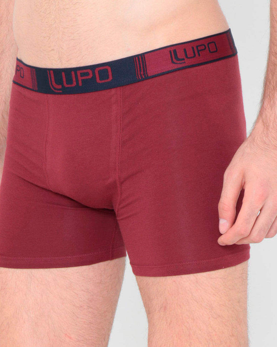 Cueca-Boxer-Algodao-Lupo-Vinho