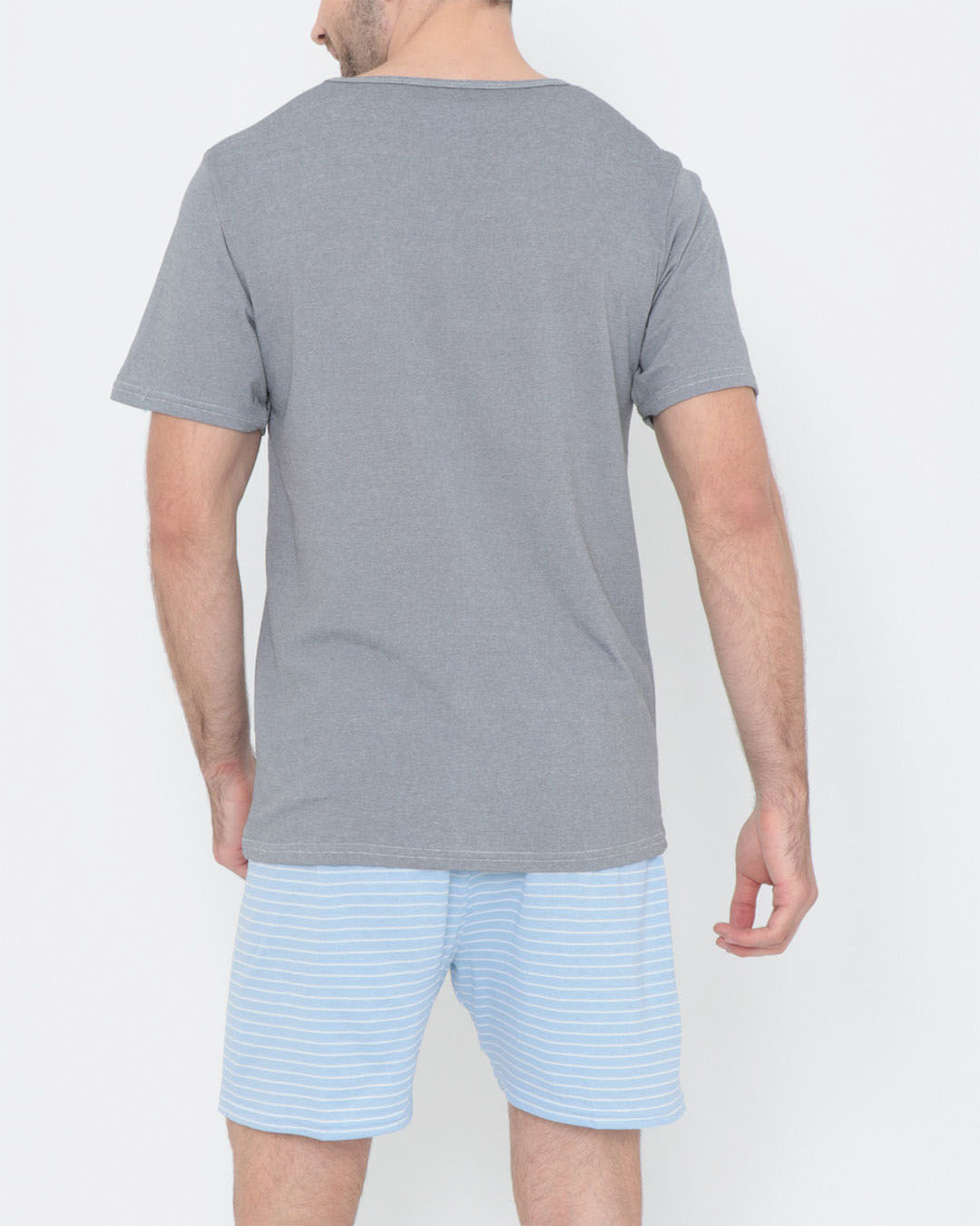 Pijama-Curto-Ref-3086-Unplug---Cinza-Medio